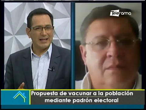 Propuestas de vacunar a la población mediante padrón electoral