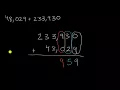 Adding multi digit numbers with regrouping