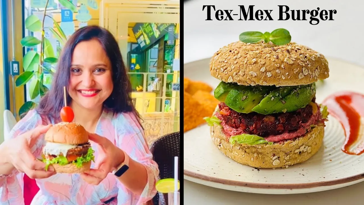 The Ultimate Tex-Mex Burger : A Flavour Fiesta on Your Plate    Flavourful Food by Priya