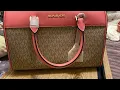 Unbox my Michael Kors Medium Duffle Bag in Tea Rose