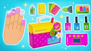 Salon Kuku Mini dari Kertas! 💅🌸 DIY Kreatif untuk Bermain