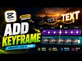 CapCut PC Keyframe Tutorial for Beginners How to use keyframe in Capcut