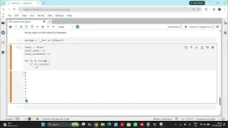 Count Vowels and Consonants in a String DSA Python Coding Interview