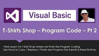 VB NET T-Shirts Shop - Coding Part 2