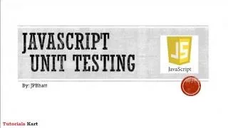 Unit Testing in Javascript using Jasmine Karma Quick Demo