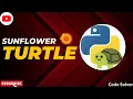 Draw Sunflower in Turtle