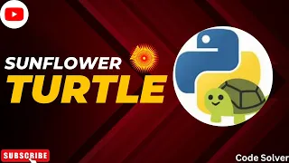 Draw Sunflower in Turtle