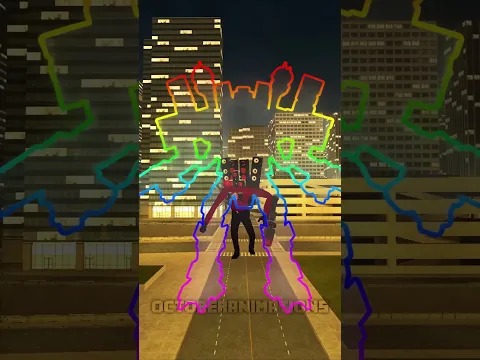 Find The Right Titan Speakerman To Match Rainbow Outline In Golden City Gmod!