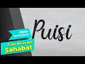 Download Lagu Puisi Berjudul Sahabat