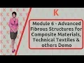 Demo Module 6 - Advanced Fibrous Structures for Composite Materials Technical Textiles and others