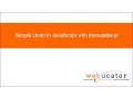 Simple Undo in JavaScript with Immutable js