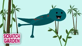 Salamander Yoga - Let's Go into the Jungle! | 5-minute Yoga Break | Scratch Garden