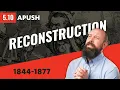 RECONSTRUCTION After the Civil War Explained APUSH Review