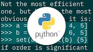 How can I compare two lists in python and return matches