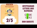 Cryptogram Don Quixote Event Solution Chapter