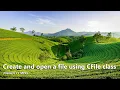 How to create and open a file using CFile class in Visual C MFC