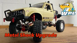 WPL C14 Upgrades Part 2 - Shock and Link Upgrade