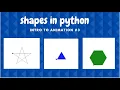 more shapes in python introduction to animation l programming kids