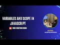 LWC tutorials Session-2 Variables and scope in JavaScript