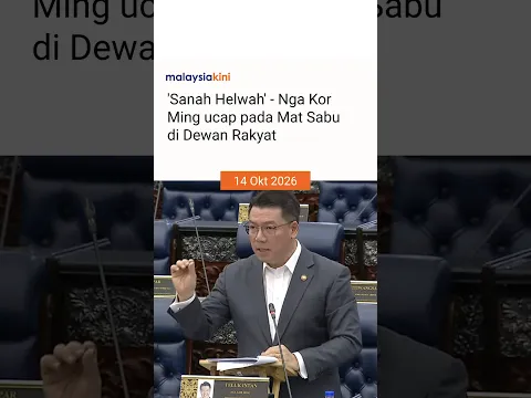 'Sanah Helwah' - Nga Kor Ming ucap pada Mat Sabu di Dewan Rakyat