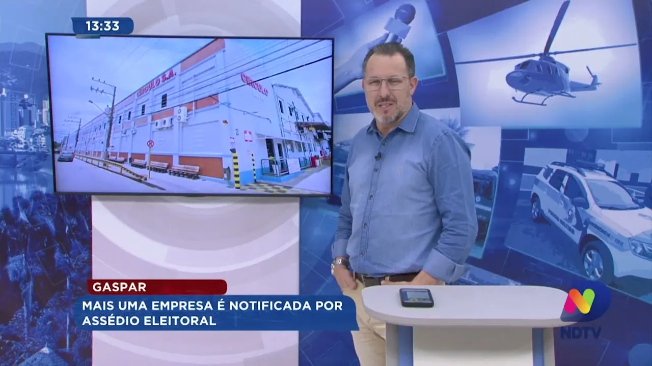 Outra empresa é notificada por assédio eleitoral em Gaspar