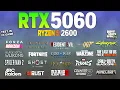 RTX 5060 Ryzen 5 2600 - Test in 24 Games 1080p Current Performance