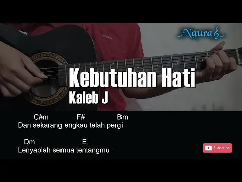 Download MP3 Kaleb J - Kebutuhan Hati Guitar Chords Lyrics