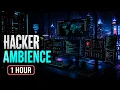 Hacker Desk Ambience Dark Cybersecurity Music for Coding Deep Focus 1 Hour