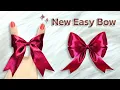 How to make simple easy bow DIY ribbon bow Ribbon hair bow tutorial How to tie the perfect bow