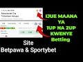 IJUE MAANA YA 1UP NA 2UP KWENYE Betting Site Betpawa Sportybet