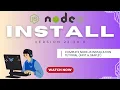 How to Install NodeJS 22 20 0 on Windows 2025 Update JavaScript Programming Tutorial