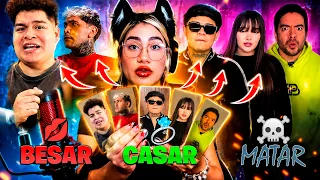 JUGANDO CASAR💍 BESAR 💋O MATAR ☠️CON LOS INFLUENCERS DE FREE FIRE! 🤯 - Brenda Garcia