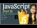 Master Javascript Part 3 Basic to Advance