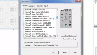 how to connect the Database in Visual Basic 6 0