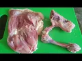 HOW TO DEBONE LEG QUARTER DEBONING CHICKEN LEG AND THIGH