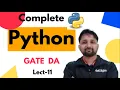 Functions Lecture 11 Python Complete Course GATE DA Puneet Kansal