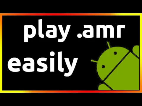 Download MP3 How to play .amr files on android phone