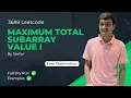 3689 Maximum Total Subarray Value I Leetcode Weekly Contest 468