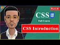 Lecture-1 CSS3 Introduction To CSS CSS Bangla Tutorial