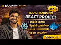 Live Docker Drill Day-3 Build Deploy React App with Docker End-to-End Project Real DevOps