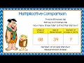 Multiplicative Comparison Problems