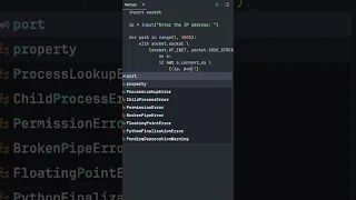 Simple Port Scanner in Python