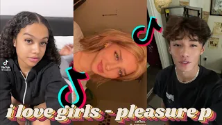 i like a thick girl with a big booty small waist i love girls pleasure p tiktok compilation