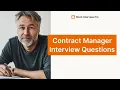 Contract Manager Interview Questions and Answers