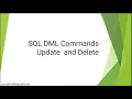 SQL PART - 3 SQL DML Commands UPDATE and DELETE Explained with Examples