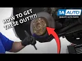 How to remove a stuck rotor screw EASY