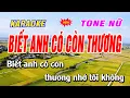 Download Lagu 🎶 Biết Em Có Còn Thương - Karaoke Tone Nữ | 💖 Duy Sơn New | Beat Mới