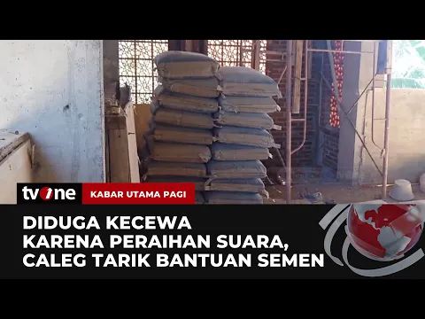 Caleg PKS di Lombok Tarik Bantuan Semen untuk Masjid  Akibat Kecewa dengan Peraihan Suara