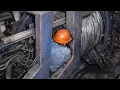 He Tried To Fix The Steel Wire While The Machine Was Running Big Mistake