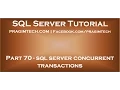 sql server concurrent transactions